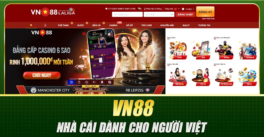 VN88 thiết kế giao diện thuần Việt, tạo ấn tượng mạnh đối với bet thủ 