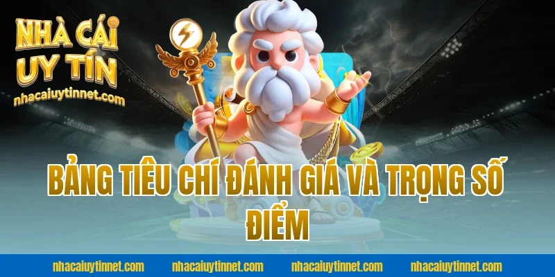 Bảng Tiêu Chí Đánh Giá Và Trọng Số Điểm