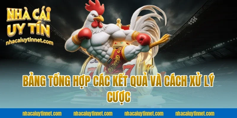 Bảng Tổng Hợp Các Kết Quả Và Cách Xử Lý Cược