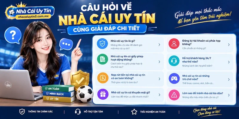 Giải đáp các câu hỏi liên quan đến nhà cái uy tín