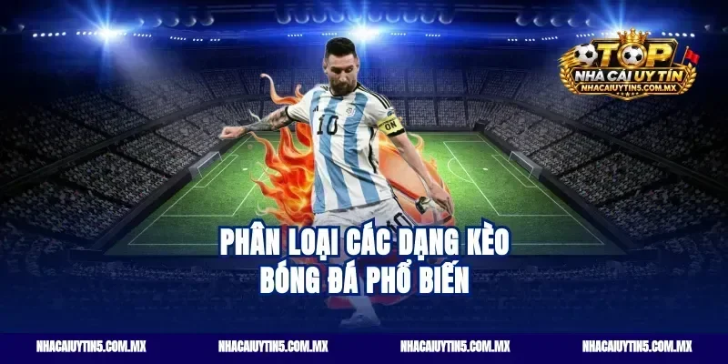 Phân loại các dạng kèo bóng đá phổ biến