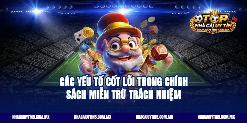 Các yếu tố cốt lõi trong chính sách Miễn trừ trách nhiệm