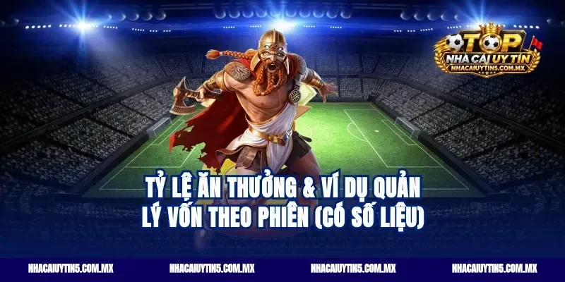 Tỷ lệ ăn thưởng & ví dụ quản lý vốn theo phiên (có số liệu)